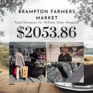 The Mister Brewer $2,053.86 donation cheque for William Osler Health System Foundation