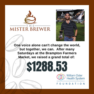 The Mister Brewer wrapping up 18 weeks at the Brampton Farmers Market 2023
