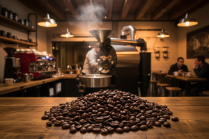 make it at a coffee roast cafe